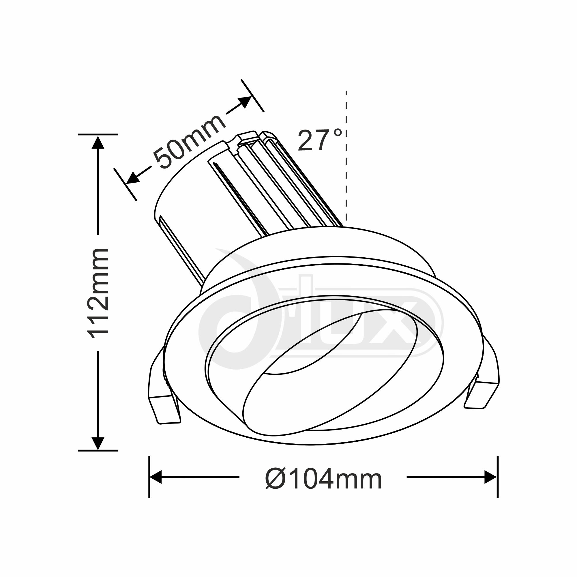 Bonia 12 Recessed Ceiling Luminaires Dlux Round Recess Ceiling